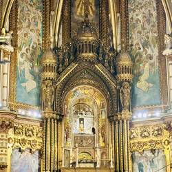 The Black Madonna is in the centre of this picture