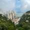 The view from the top of the funicular