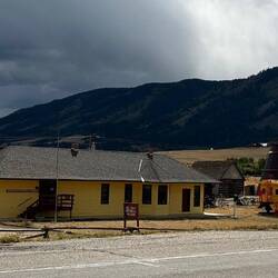 Old Union Pacific RR depot, Centennial, WY