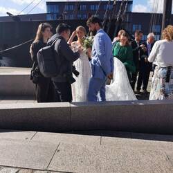 Heute war in Wismar für mind. 3 Paare Hochzeit...