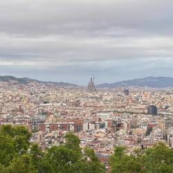 Sagrada Familia in the centre!