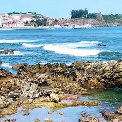 Aquí hay bastante roca, falta un poco de arena