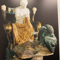 The Beethoven statue which was part of the original exhibit