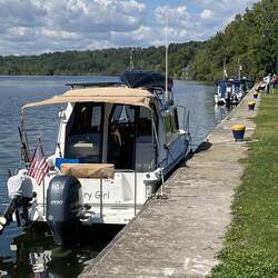 Lock 11 approach wall