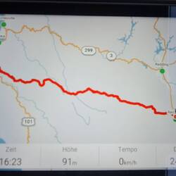 Von der Humboldt Bay nach Red Bluff