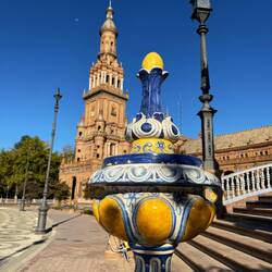 Plaza de Espana. Amazing ceramics everywhere