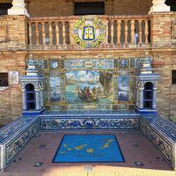 This is the booth for the Canary Islands in the Plaza