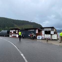 Bernd auf dem Weg zu Lavazza