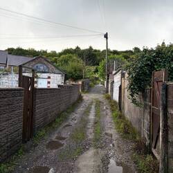 Back alley of Nanny Nora's house