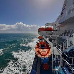 Ferry journey Roscoff to Plymouth