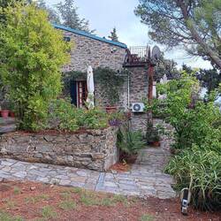 Our airbnb, L'Eremo Sul Mare(the Hermitage above the sea)
