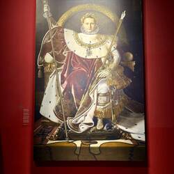 Napoleon an seiner Kaiserlichen Krönung das Bild ist 4 Meter hoch