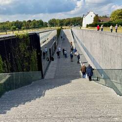 Das Museum ist unterirdisch gebaut