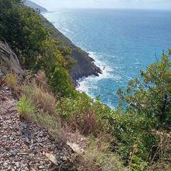 High up on the trail towards Casa Valeria