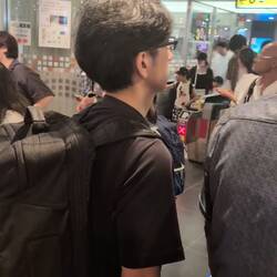 Our practice run at Shin Osaka Railway St.