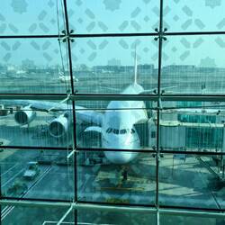 Unsere Emirates - Maschine nach Düsseldorf