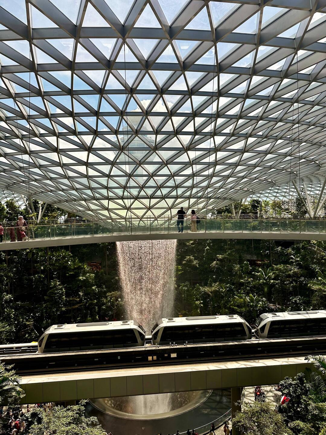 The famous Singapore airport