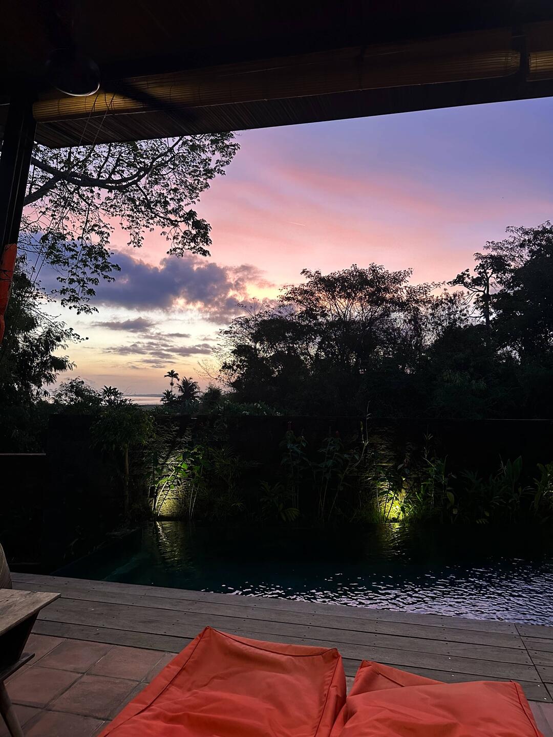 The picture doesn't doubt justice but we had the most beautiful sunsets
