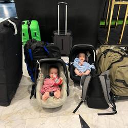 Unser Gepäckhaufen 🙈