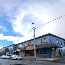 Hier habe ich zu Abend gegessen, weil es gleich um die Ecke ist