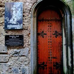 Hier wurde die Magd der Witwe Kytelers verbrannt...auf Betreiben des Bischofs