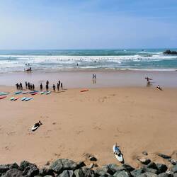 Auch wieder viele Surfer