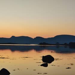Früh um 6 war das Watt auf Hochwasser