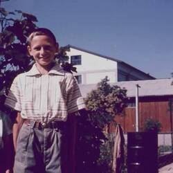 With my little brother Herbert