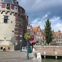 Bei Sonne, allerdings auch ordentlich Wind.