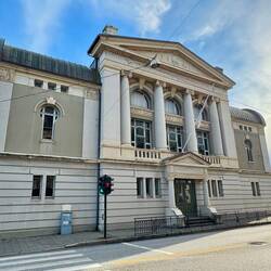 Old town hall in art nouveau style