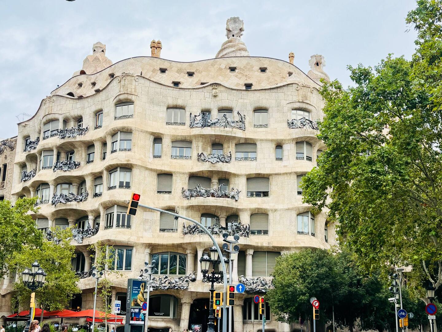 Casa Mila totally different to Casa Batllo