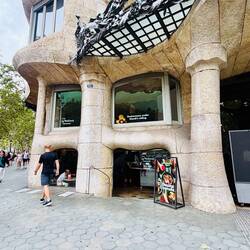 Entrance to the cafe