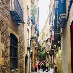 Quirky narrow streets