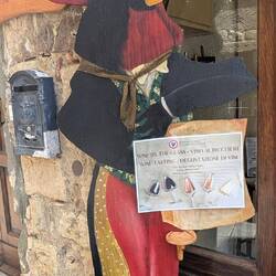 Der Hahn wir mittlerweile überall in der Toskana gesehen