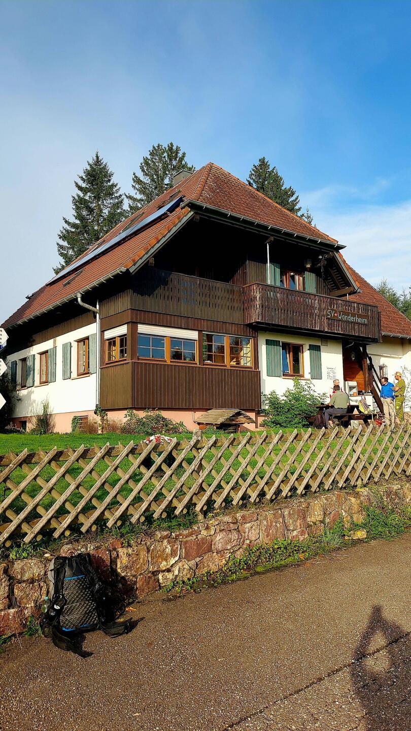 Wanderheim Kreuzmoos am Morgen