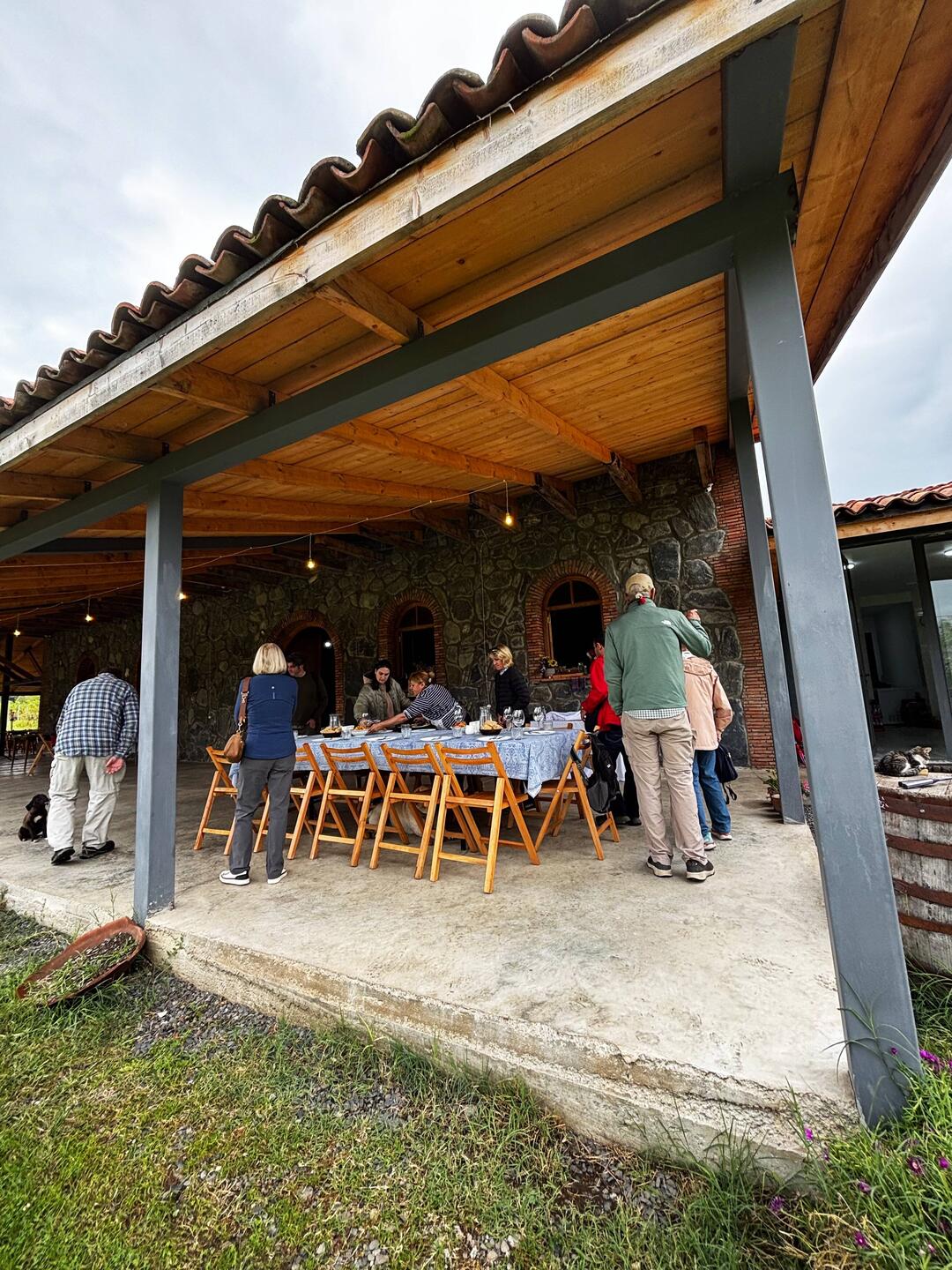 Vineyard lunch