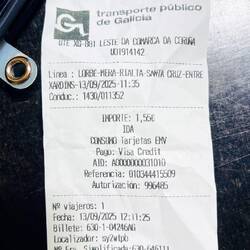 Esto es lo que cuesta el transporte (bus) para un trayecto y por persona