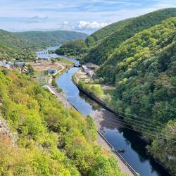 Wasserablauf aus Stausee