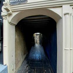 13 Market Slip - Abkürzung zum Markt. Der Markt ist heute leider Hauptstraße