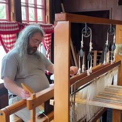 Weaving on a Jack Loom