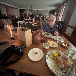 A candle lite dinner at the Eagle Tavern