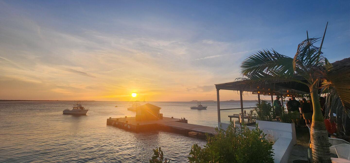 Our first Carribean sunset
