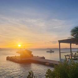 Our first Carribean sunset