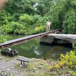 Me at Old lock 4 on the original Champlain Canal.