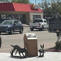 "Fast Food", the sign calls this sculpture