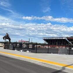 Cheyenne Frontier Days carnival and rodeo ground