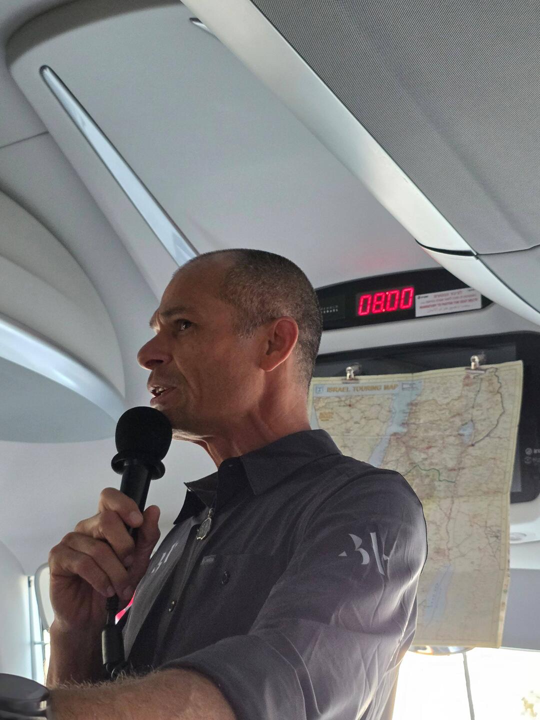 Our Tour Guide: Yavin. When he says be on the bus before 8:00 am. He's not messing around.