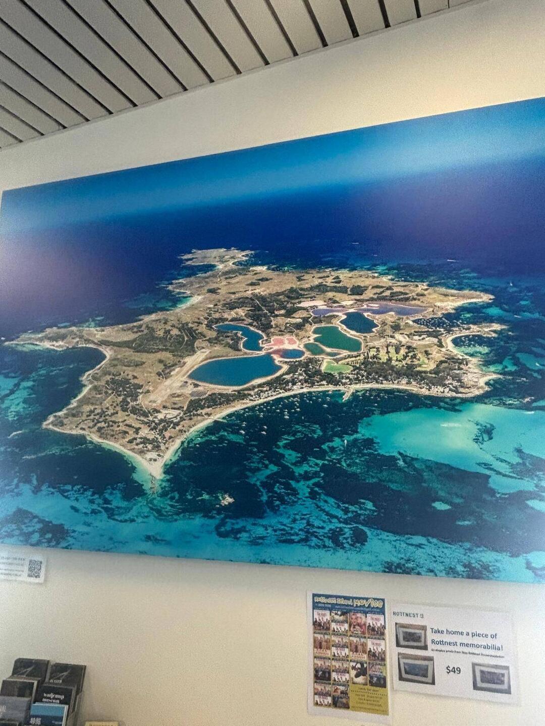 Aerial view of Rottnest Island