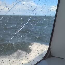 Bit of a rough ride on the ferry from Fremantle to Rottnest