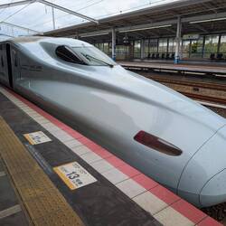 This is the bullet train we were on